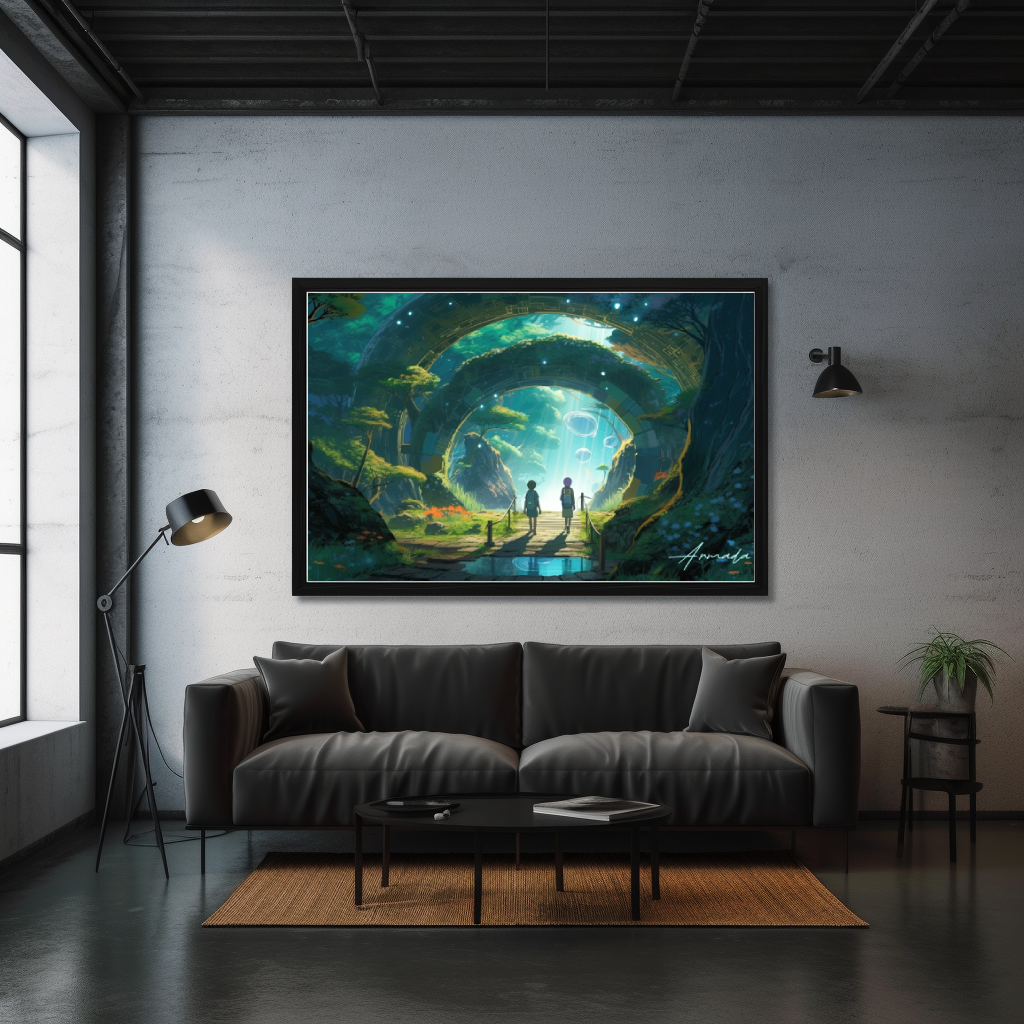 Chrono Grove - Horizontal Matte Poster