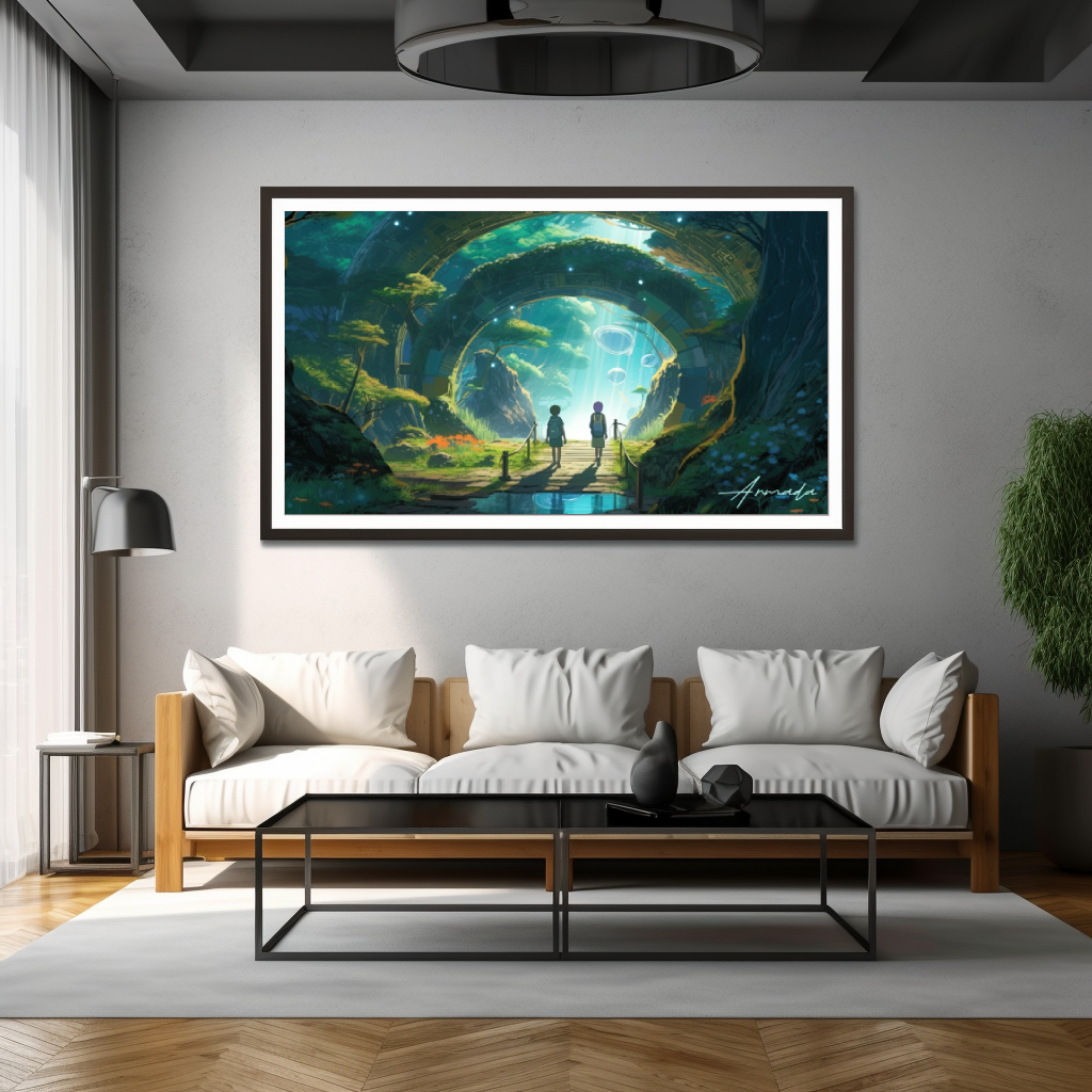 Chrono Grove - Horizontal Matte Poster