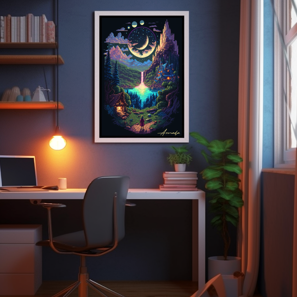 Mystic Grotto - Vertical Matte Poster