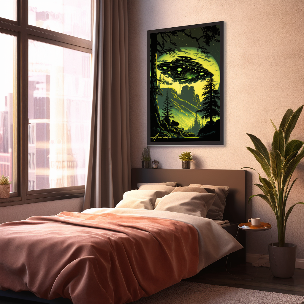 Void Explorer - Vertical Matte Poster