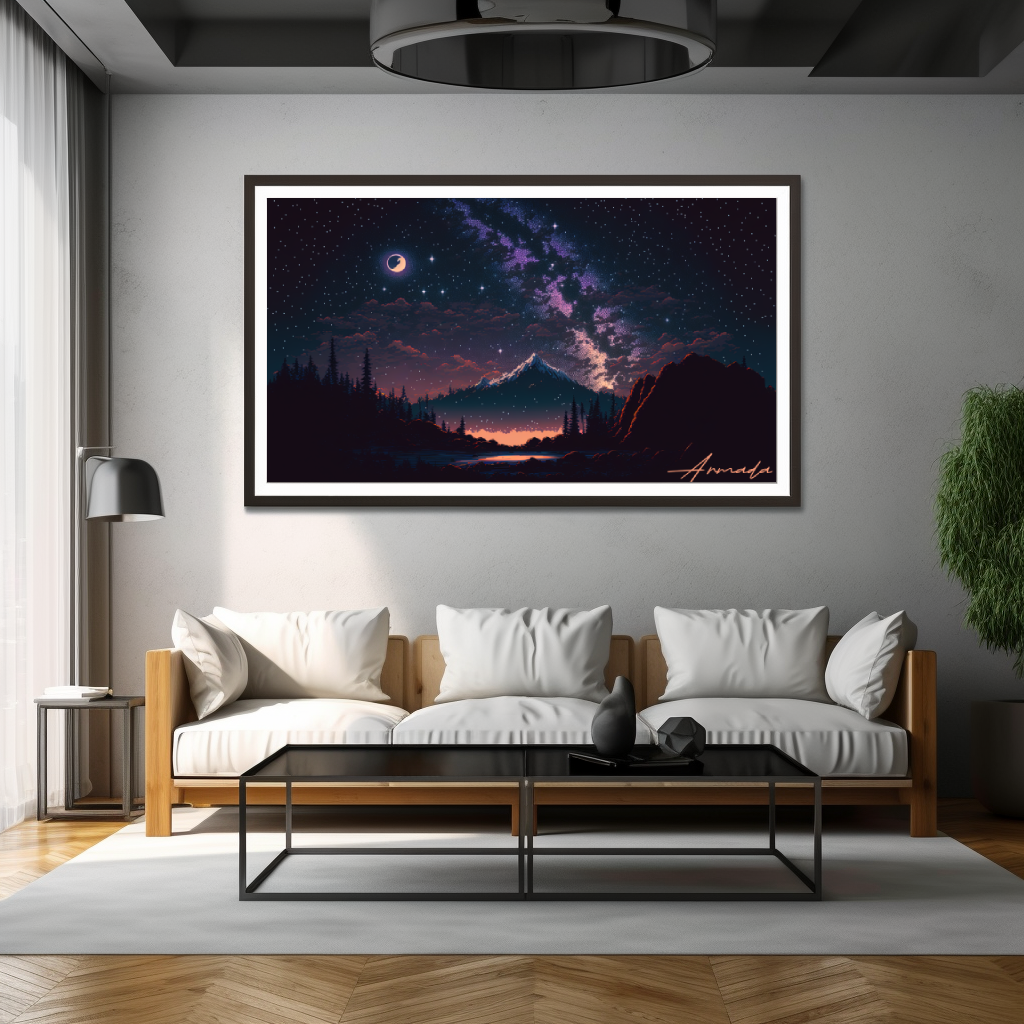 Cosmic Summit - Horizontal Matte Poster