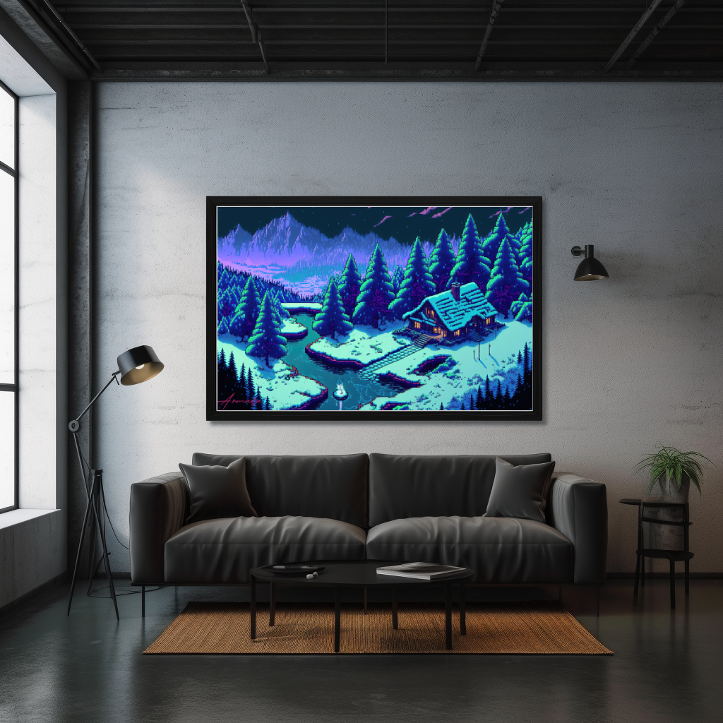 Hidden Creek Lodge - Horizontal Matte Poster