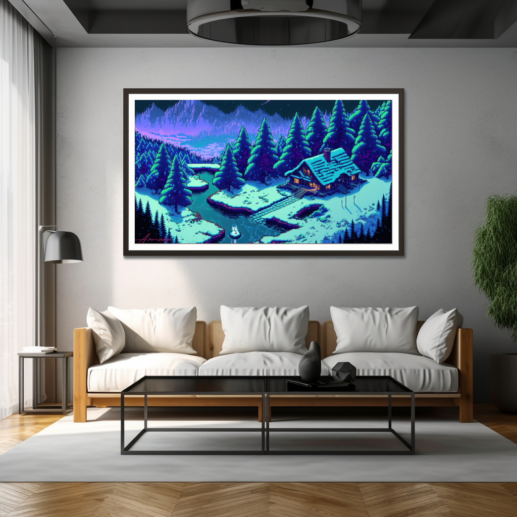Hidden Creek Lodge - Horizontal Matte Poster