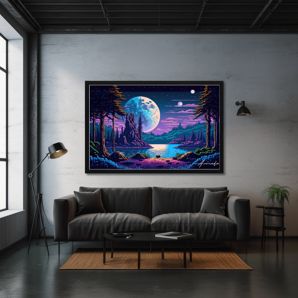 Twilight Glade - Horizontal Matte Poster
