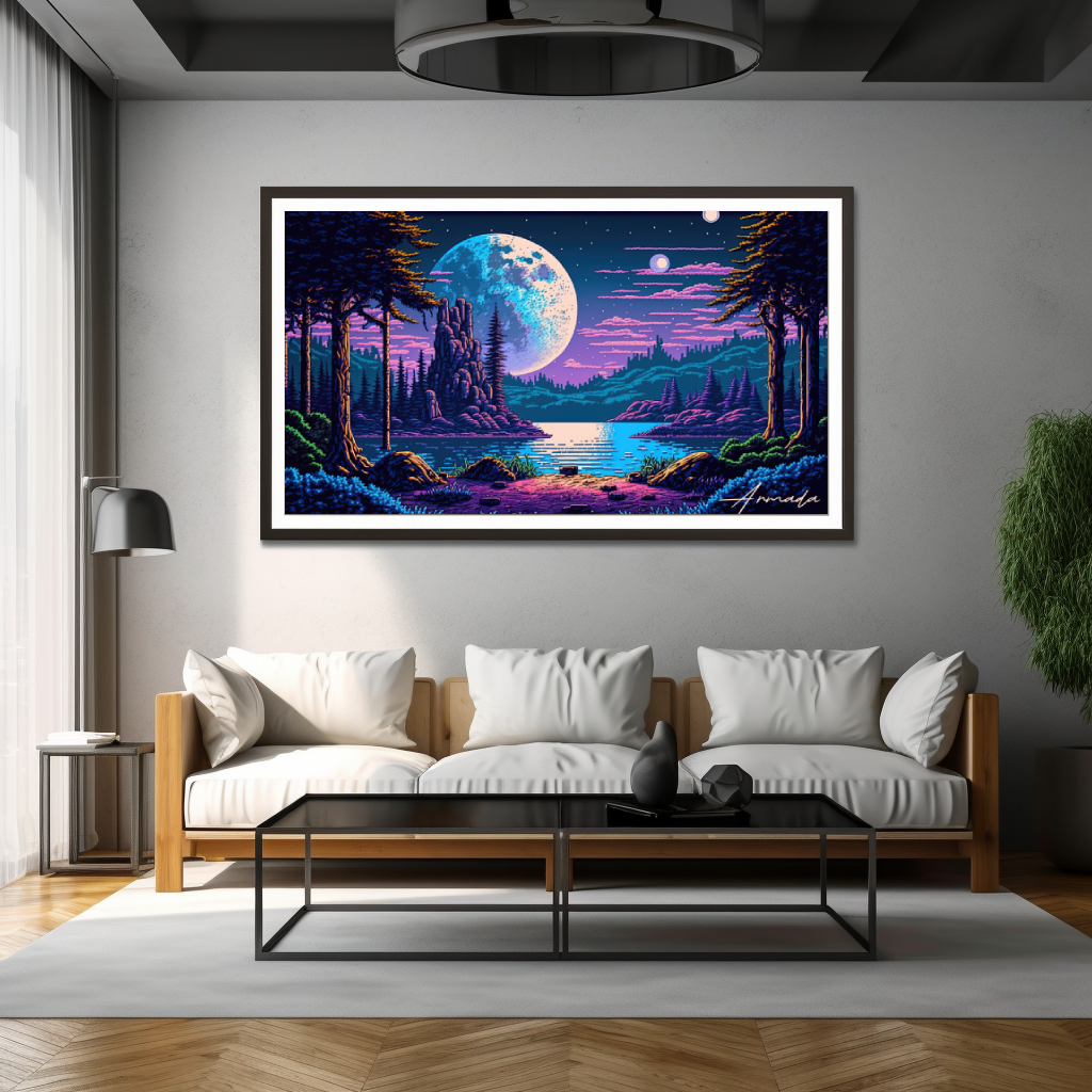Twilight Glade - Horizontal Matte Poster