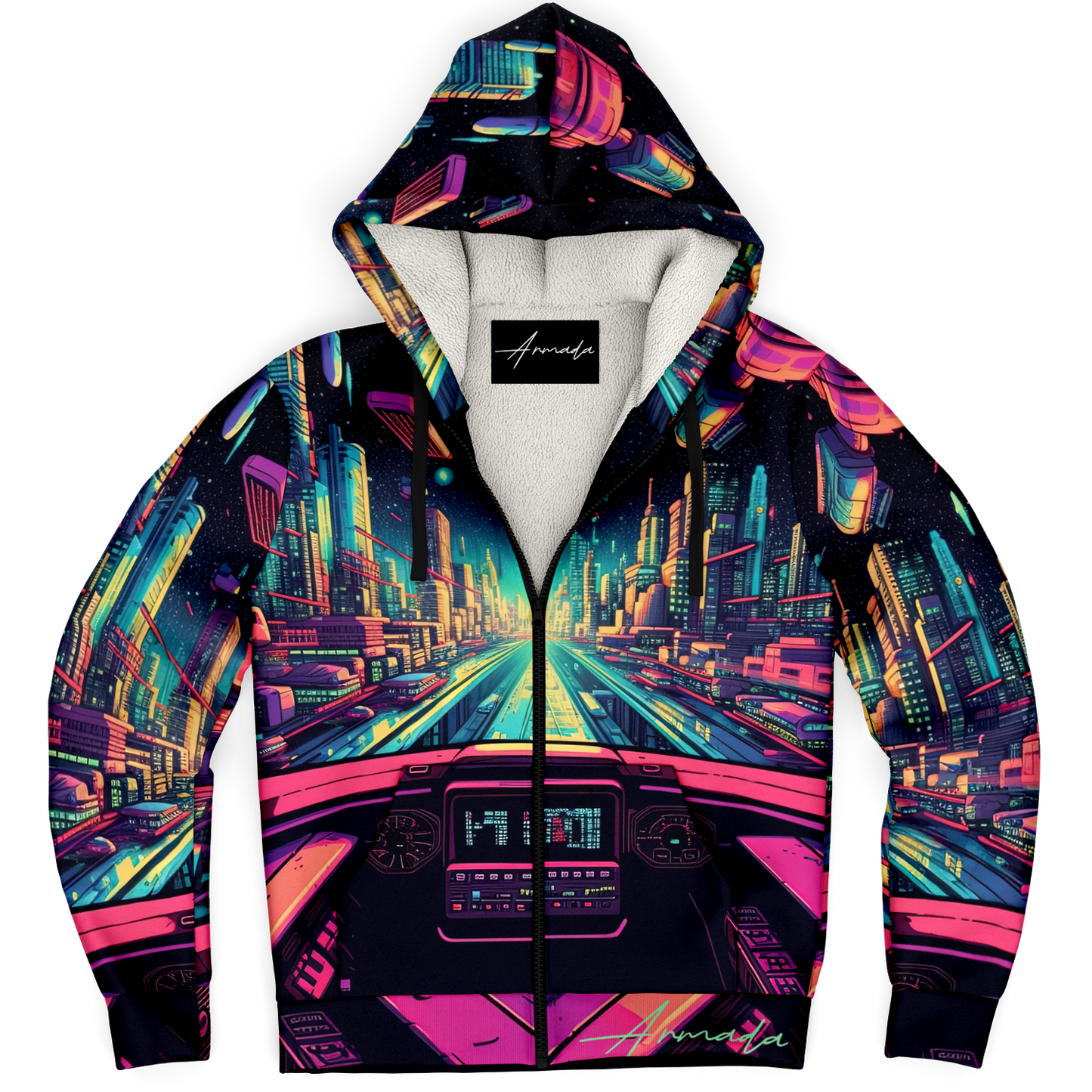 The Hyperlapse - Microfleece Ziphoodie