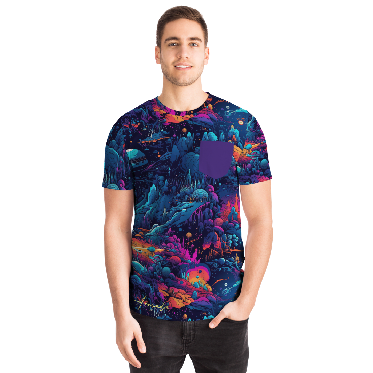 Abraxis - AOP Pocket T-shirt