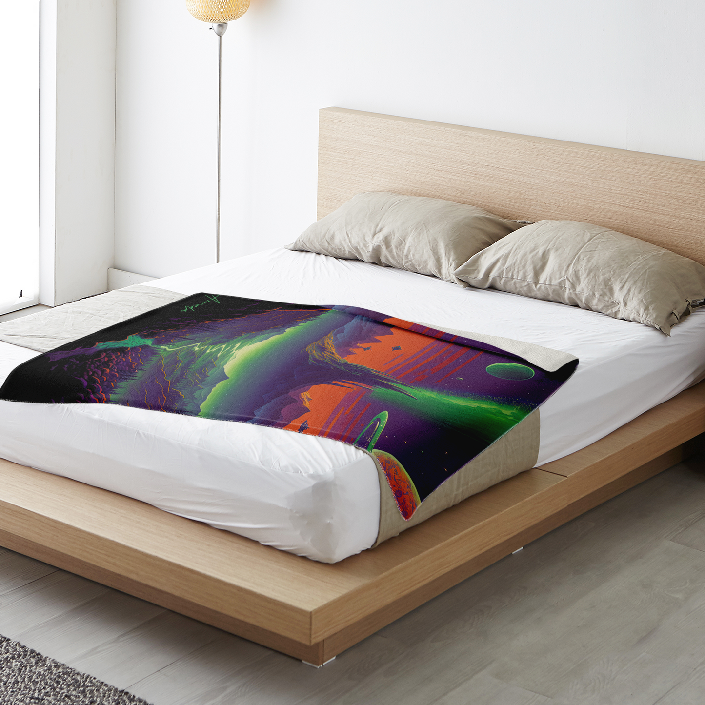 Odd World - Premium Microfleece Blanket