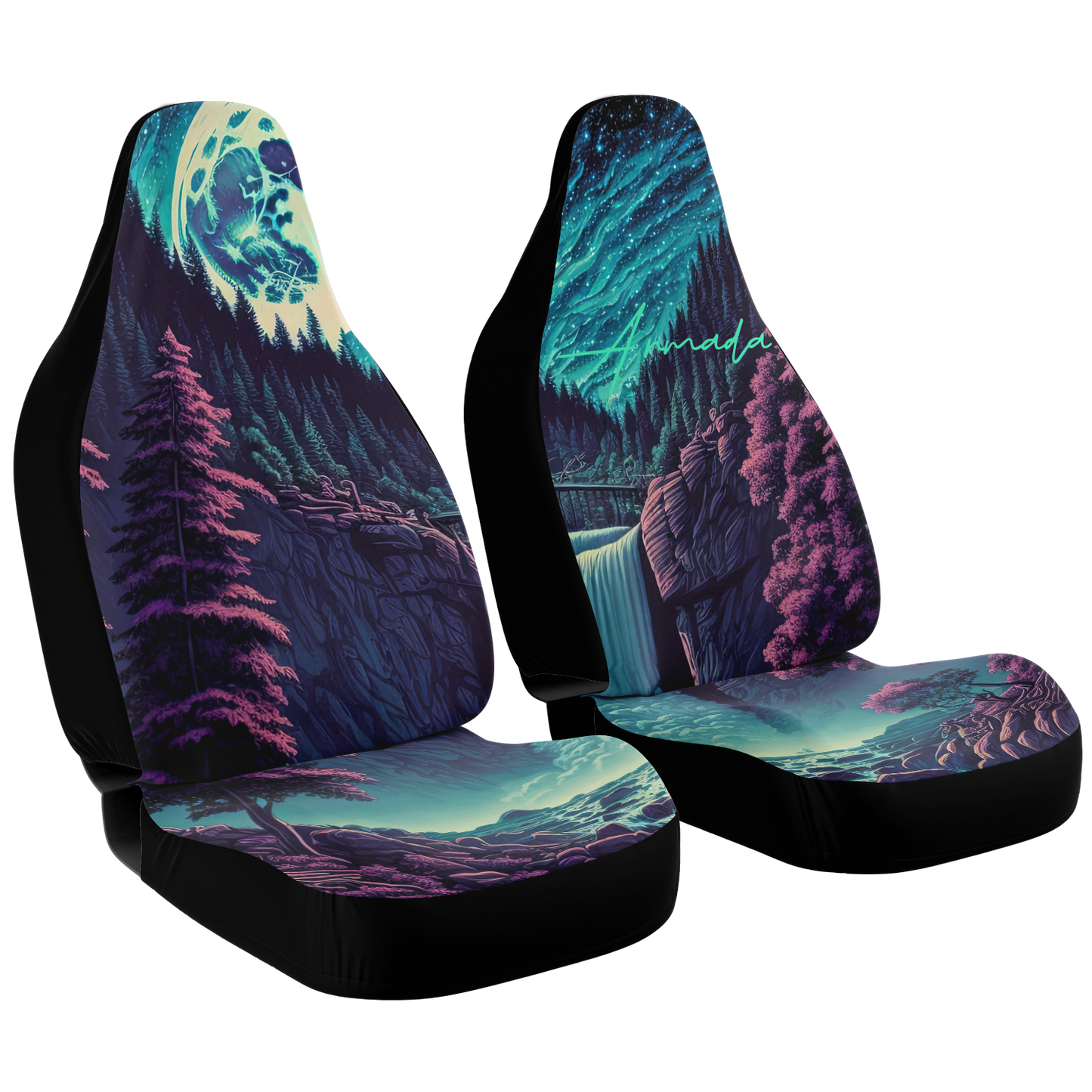 Midnight Solitude - Car Seat Cover