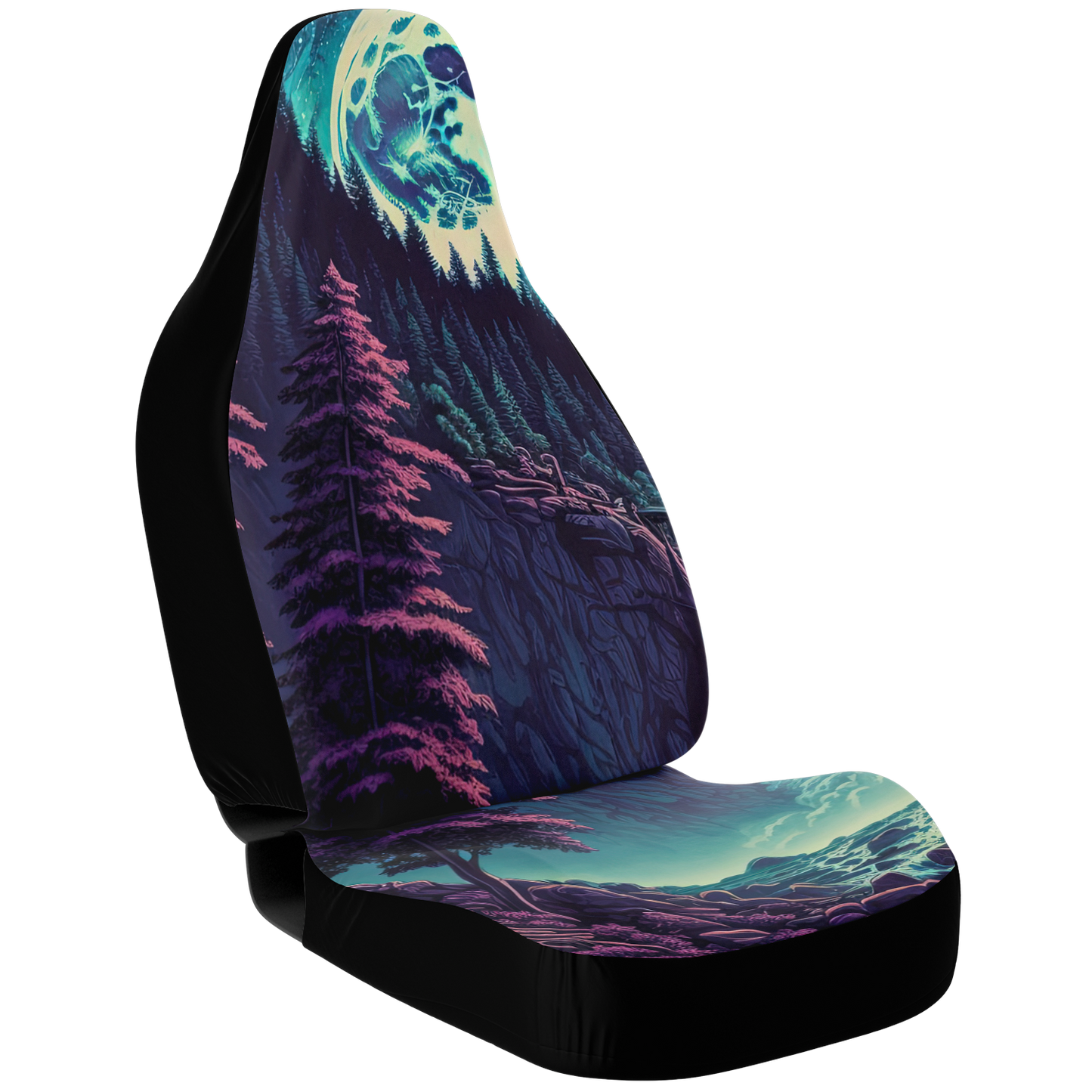 Midnight Solitude - Car Seat Cover