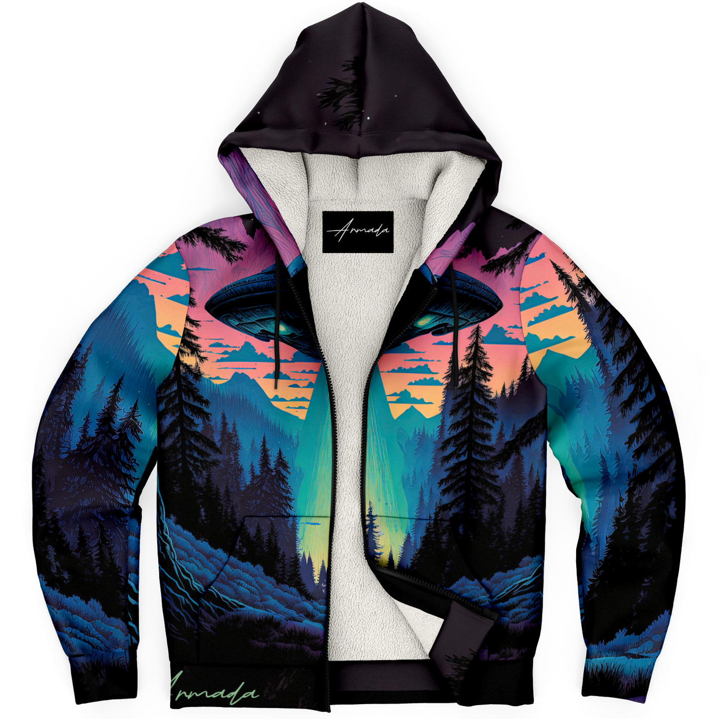 Starship Odyssey - Microfleece Ziphoodie