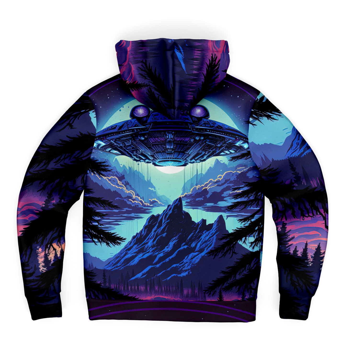 Lost in the Light - Microfleece Ziphoodie