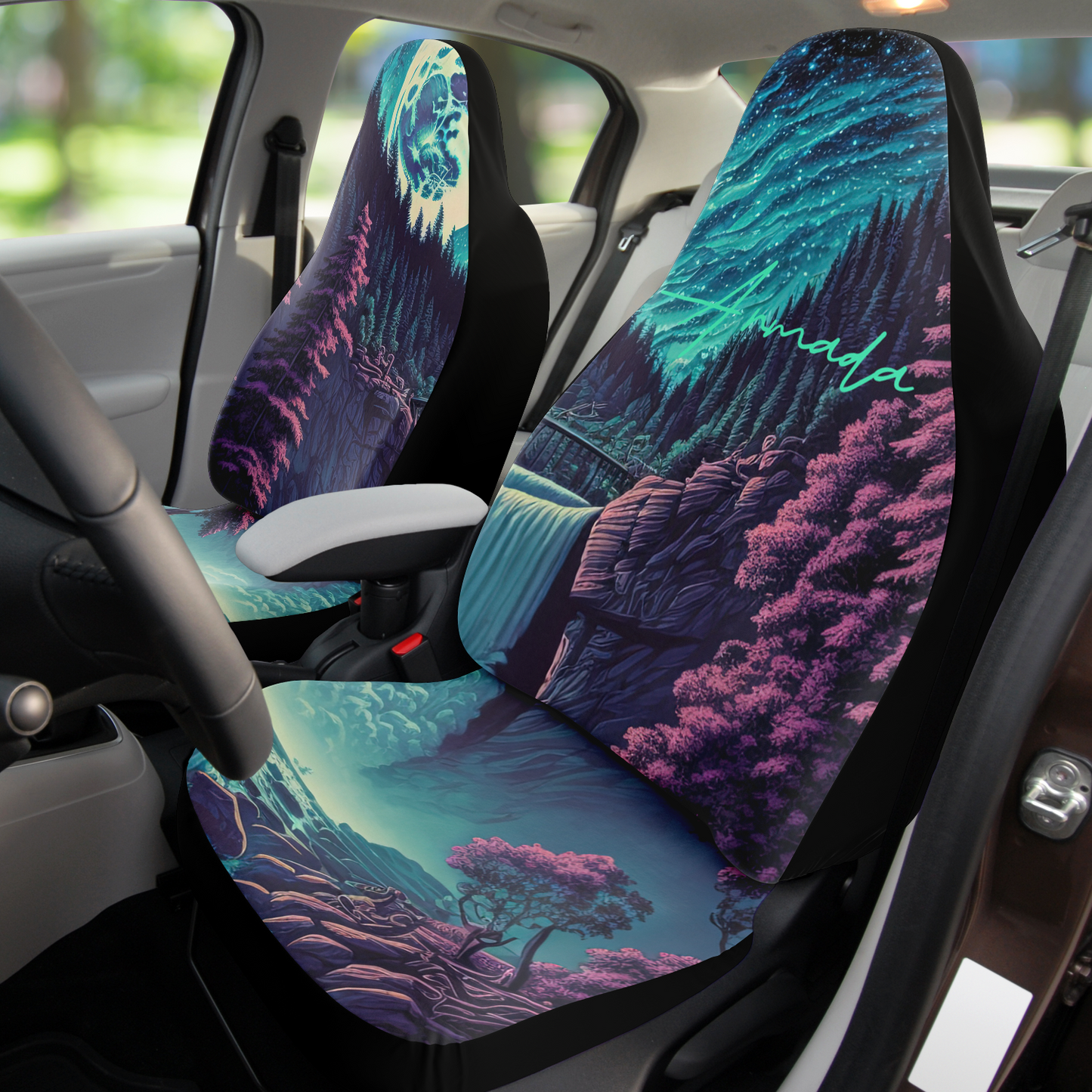 Midnight Solitude - Car Seat Cover