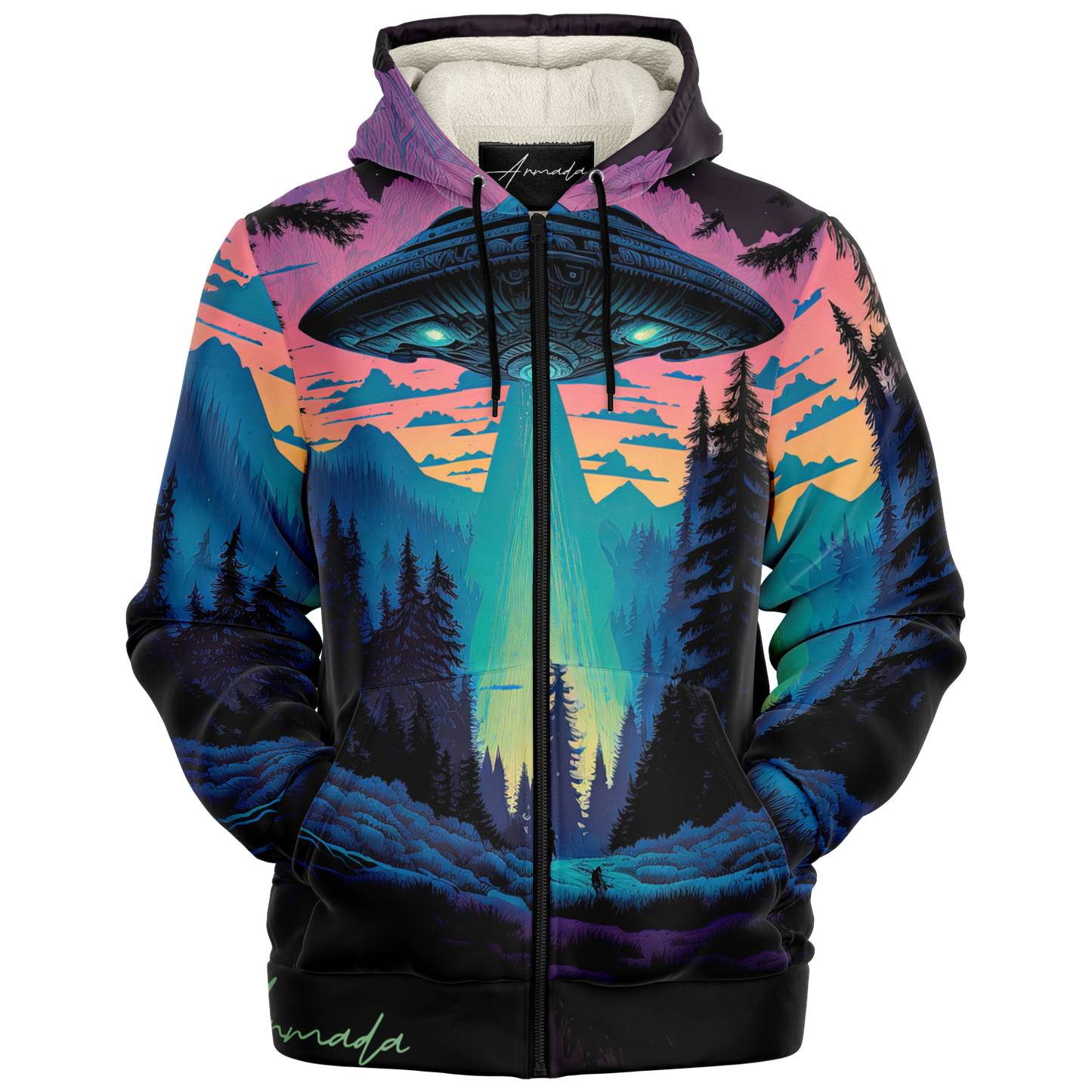 Starship Odyssey - Microfleece Ziphoodie