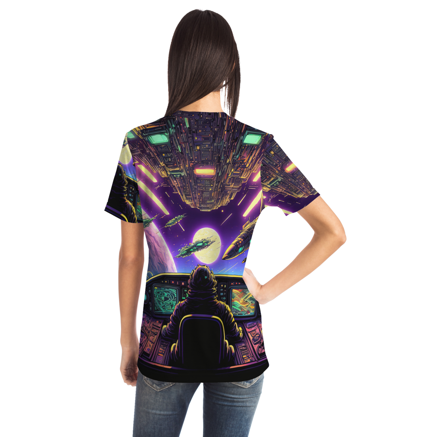 Galaxy Defender - AOP Pocket T-shirt