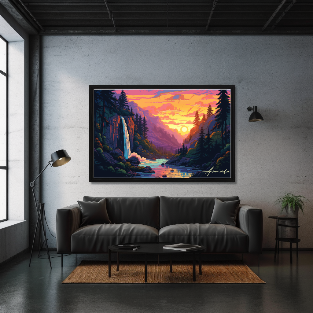 Sunset Ridge - Horizontal Matte Poster