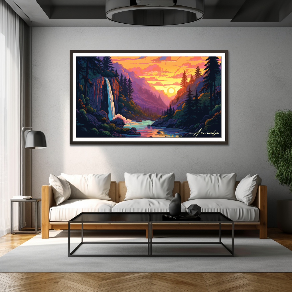 Sunset Ridge - Horizontal Matte Poster