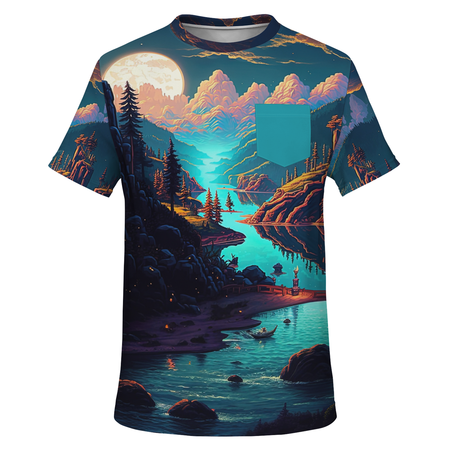 Shadowfang Cove - AOP Pocket T-shirt