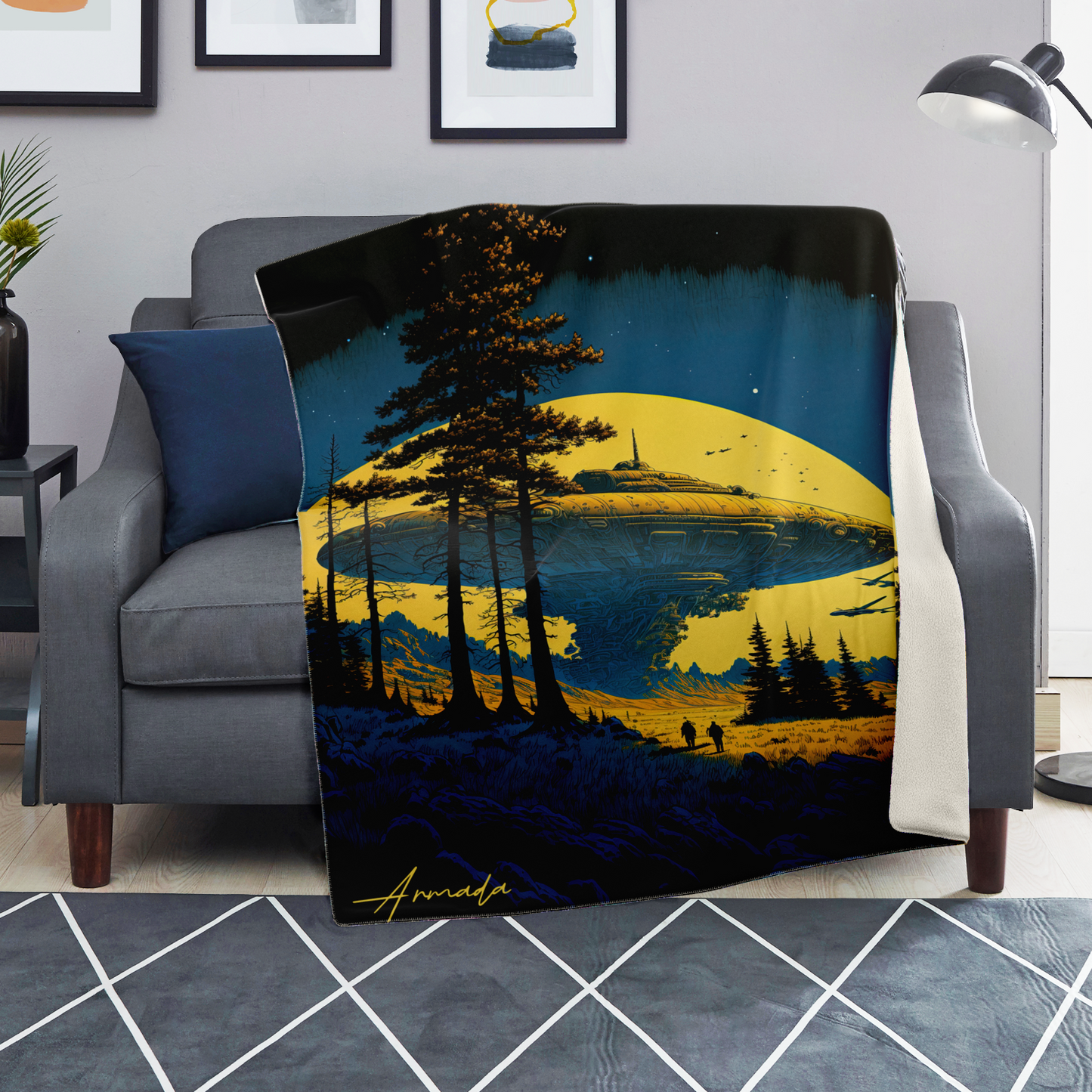 Alien Architecture - Premium Microfleece Blanket