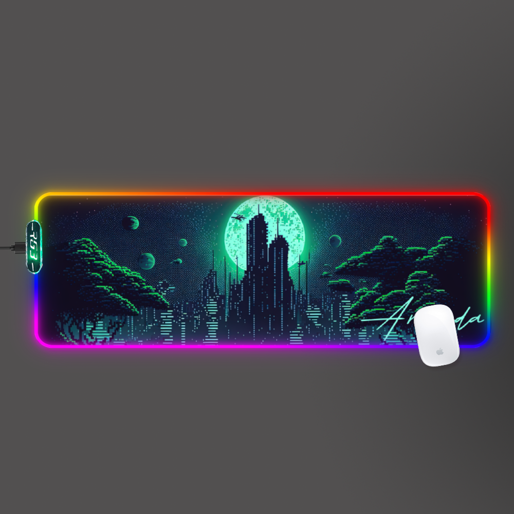 Emerald City - Water Proof Rubber Anti-Slip LED Gaming Mouse Pad – The  Armada Project