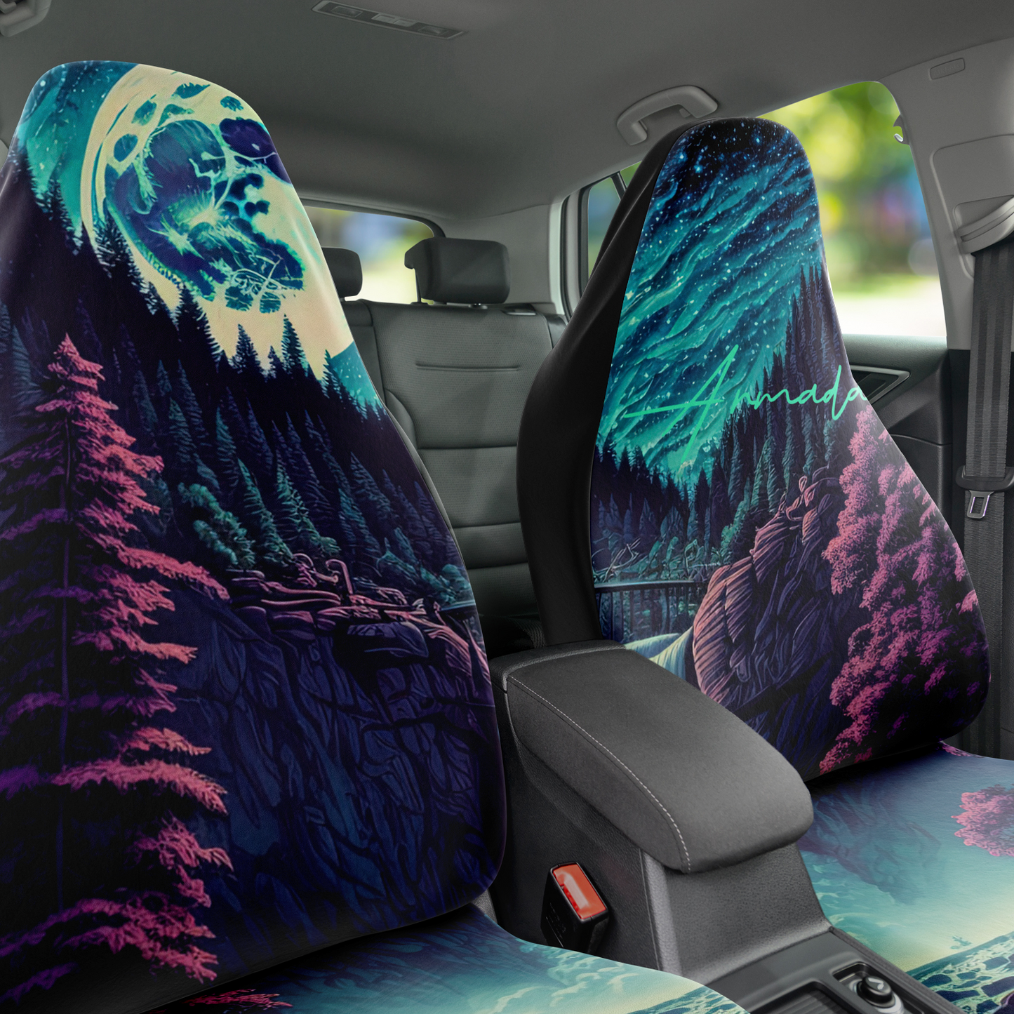 Midnight Solitude - Car Seat Cover