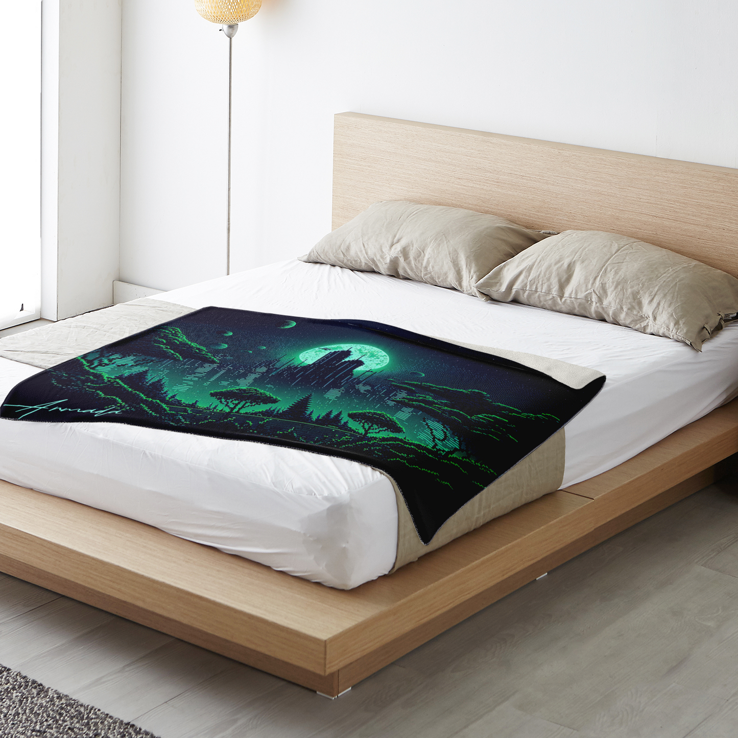 Emerald City - Premium Microfleece Blanket