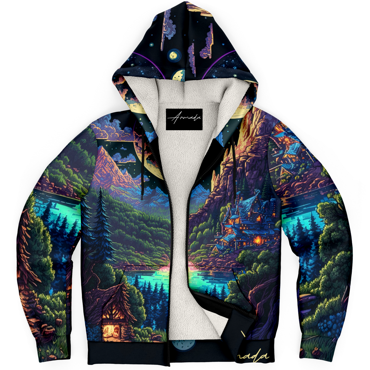 Mystical Grotto - Microfleece Ziphoodie