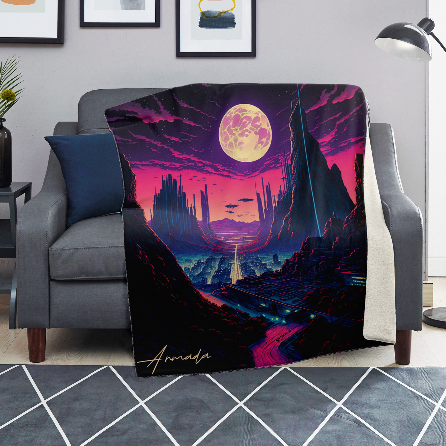 Xenomaze - Premium Microfleece Blanket