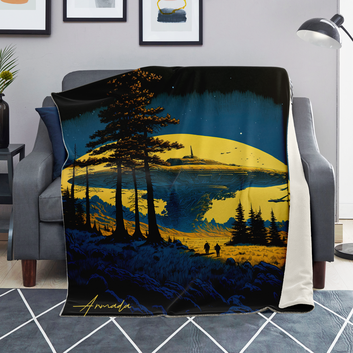 Alien Architecture - Premium Microfleece Blanket