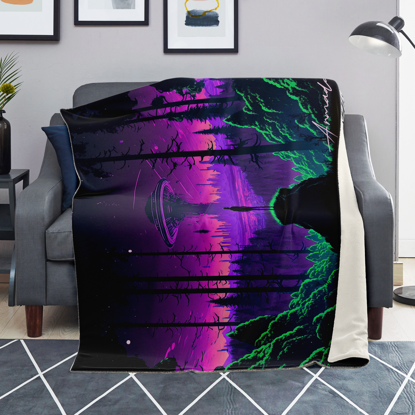 The Quest for Niraxus - Premium Microfleece Blanket