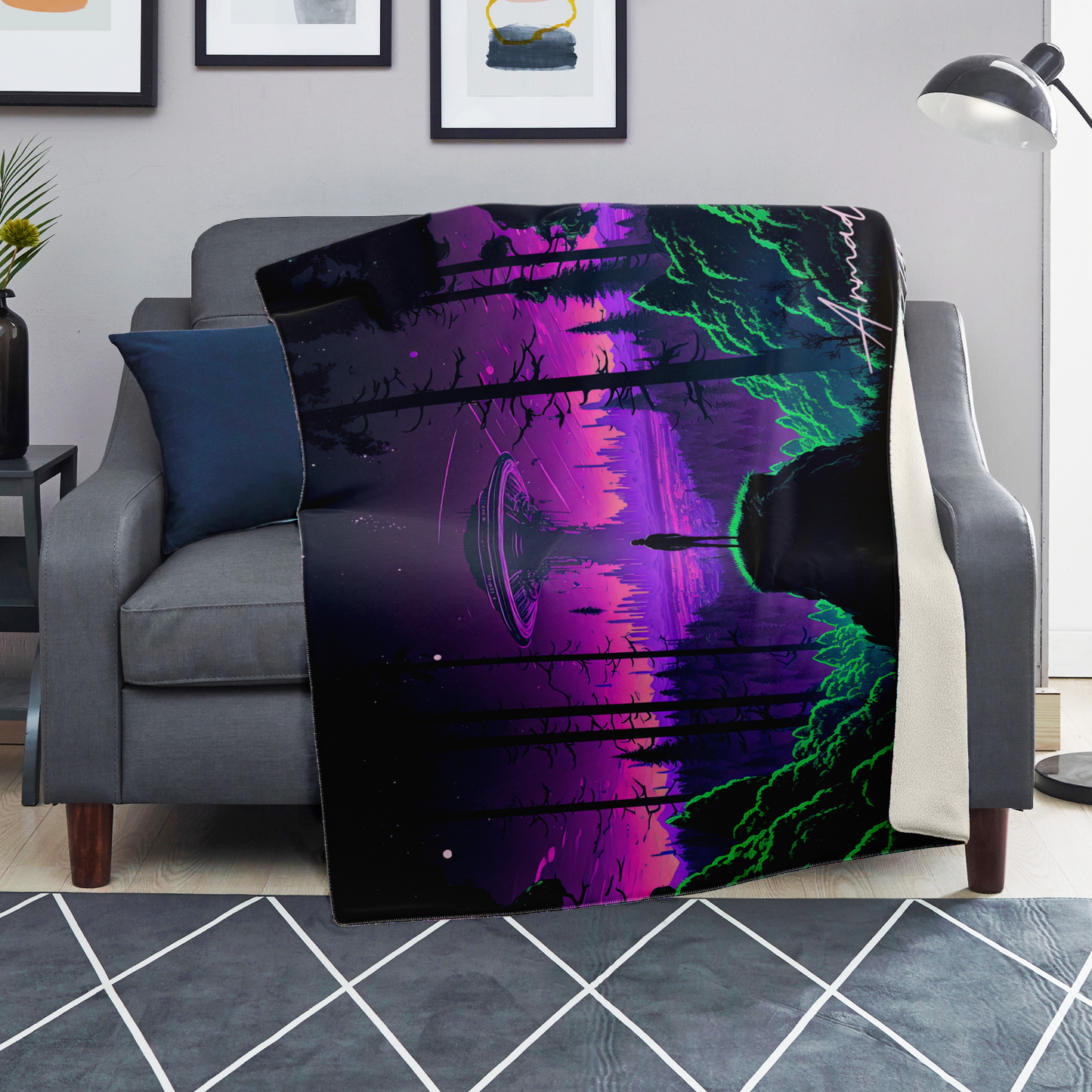 The Quest for Niraxus - Premium Microfleece Blanket