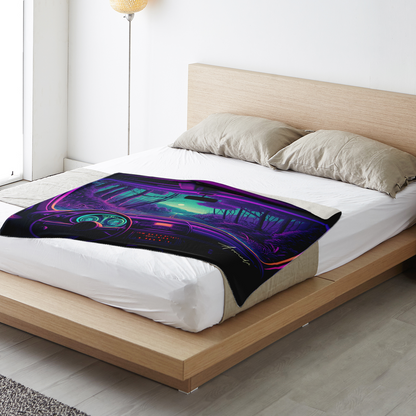 Wanderlust Drive - Premium Microfleece Blanket