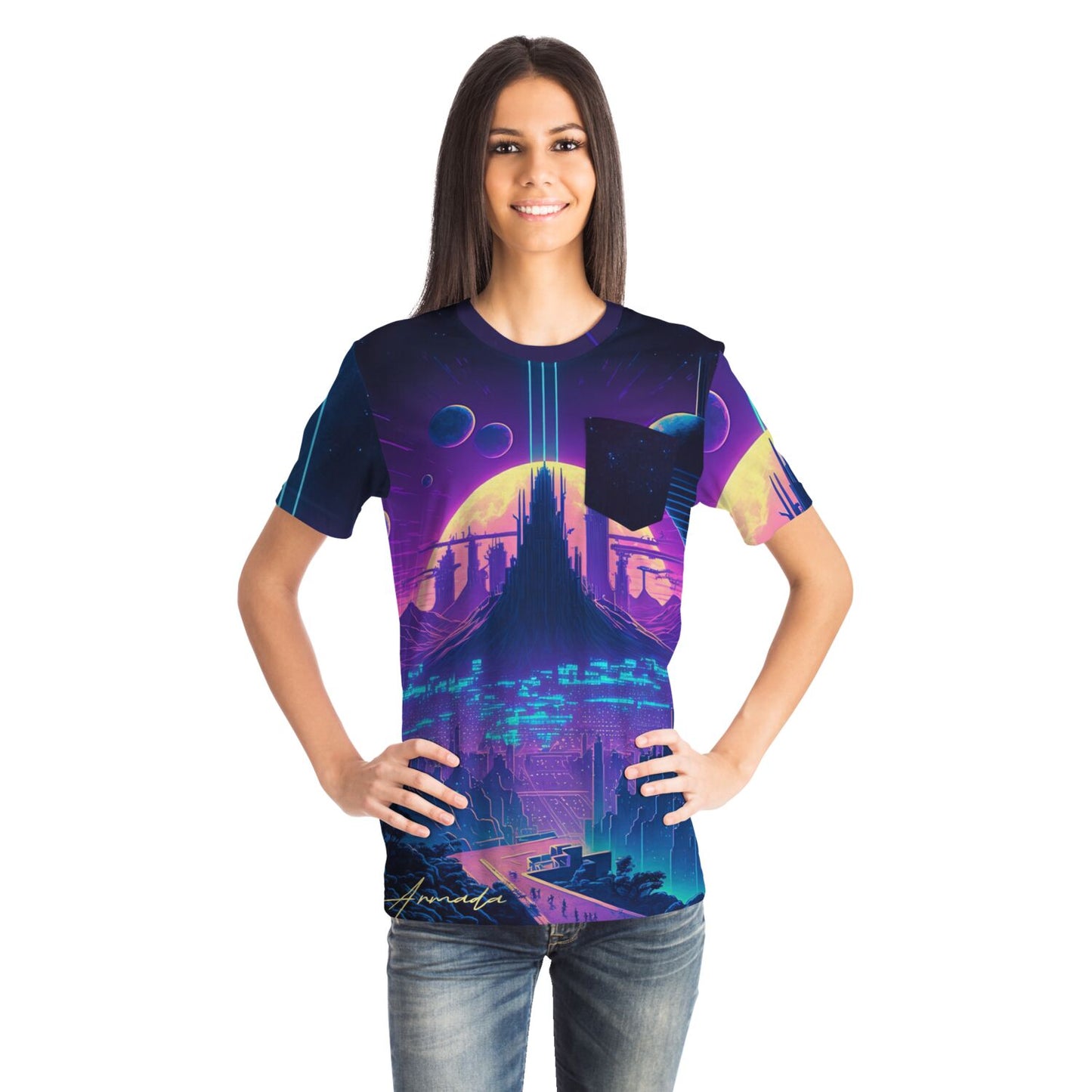 Cybernetica Prime - AOP Pocket T-shirt