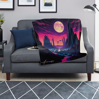 Xenomaze - Premium Microfleece Blanket