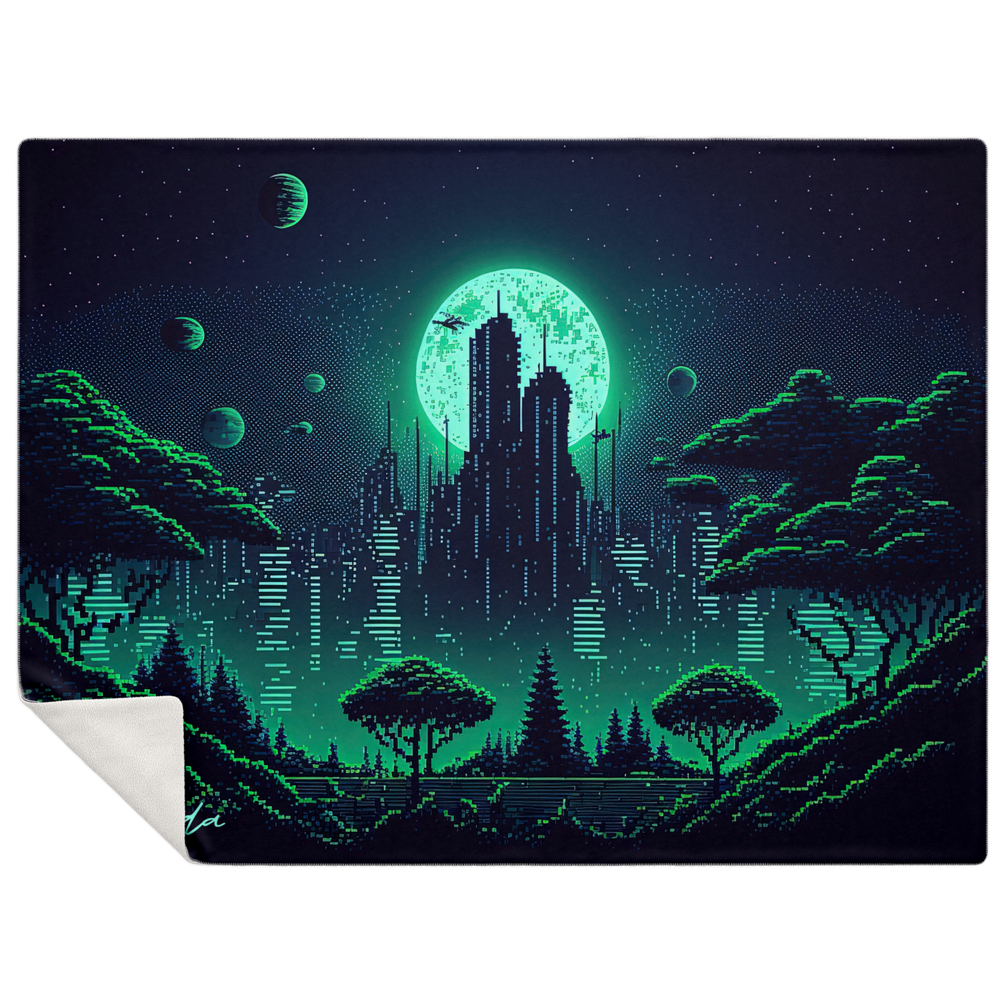 Emerald City - Premium Microfleece Blanket