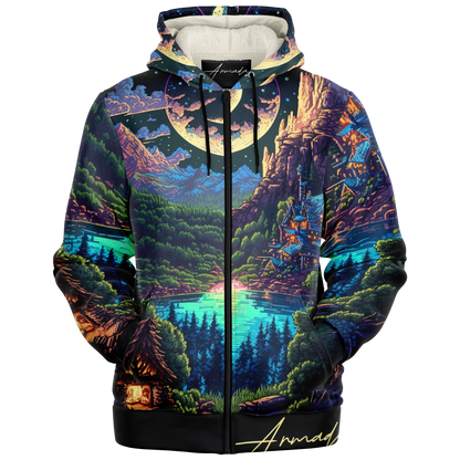 Mystical Grotto - Microfleece Ziphoodie