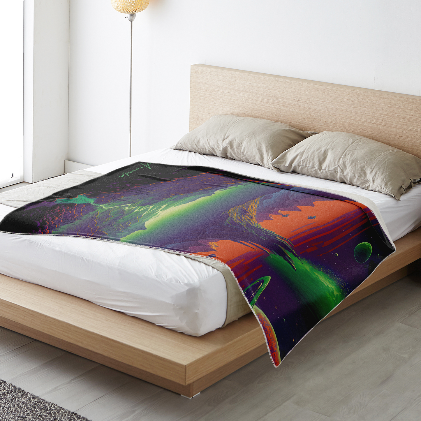 Odd World - Premium Microfleece Blanket
