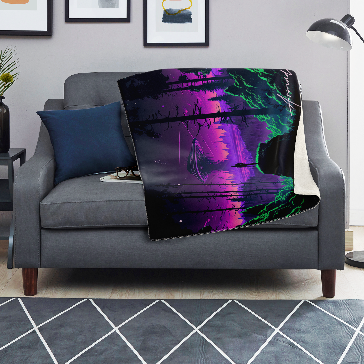 The Quest for Niraxus - Premium Microfleece Blanket