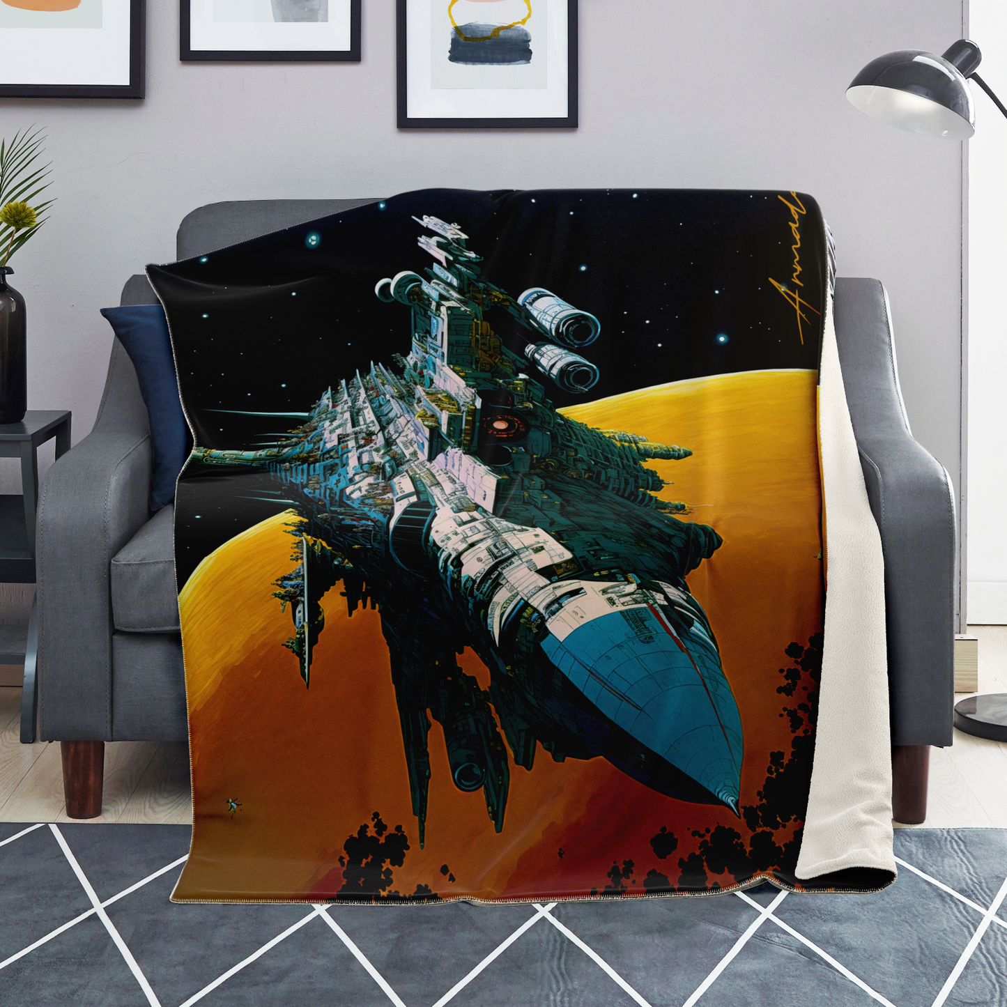 The Ark - Premium Microfleece Blanket